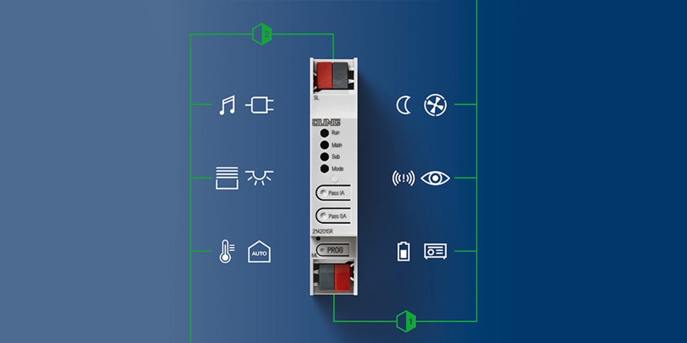 KNX Bereichs- und Linienkoppler bei Harald Hausmann Elektroinstallation in Schneeberg